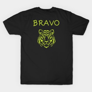 Bravo Tiger Face T-Shirt